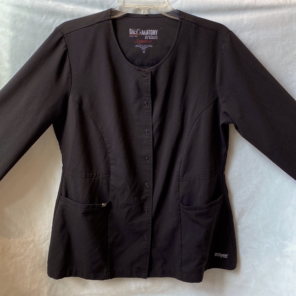 Grey’s Anatomy M long sleeve scrub jacket, 2 pockets